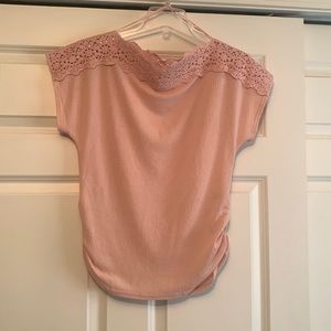 Pink boutique top
